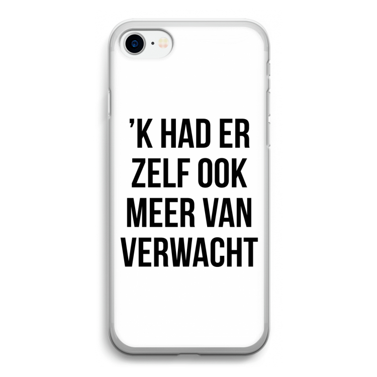 Meer verwacht: iPhone SE 2020 Transparant Hoesje