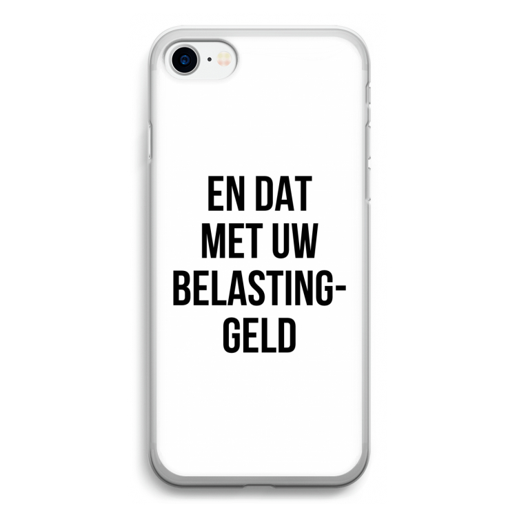 Belastinggeld: iPhone SE 2020 Transparant Hoesje
