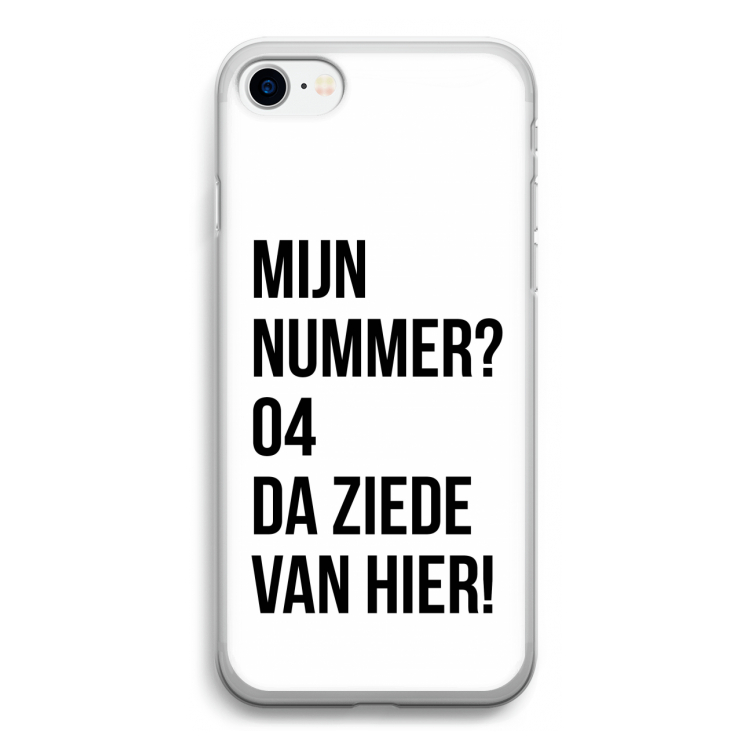 Da ziede van hier: iPhone SE 2020 Transparant Hoesje