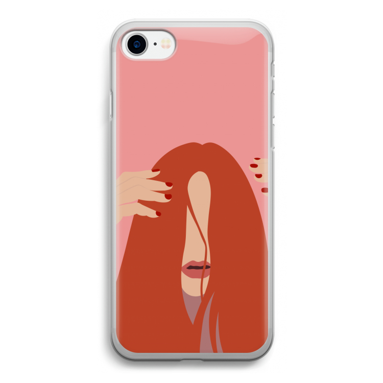 Woke up like this: iPhone SE 2020 Transparant Hoesje