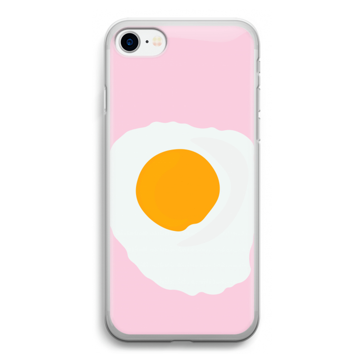 Sunny side up: iPhone SE 2020 Transparant Hoesje