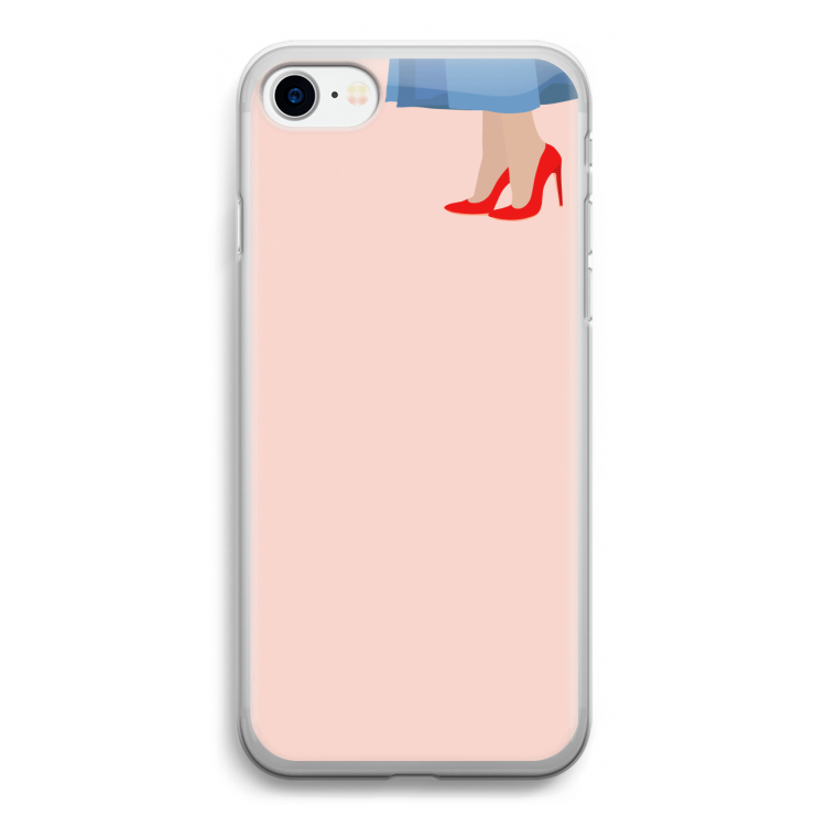 High heels: iPhone SE 2020 Transparant Hoesje