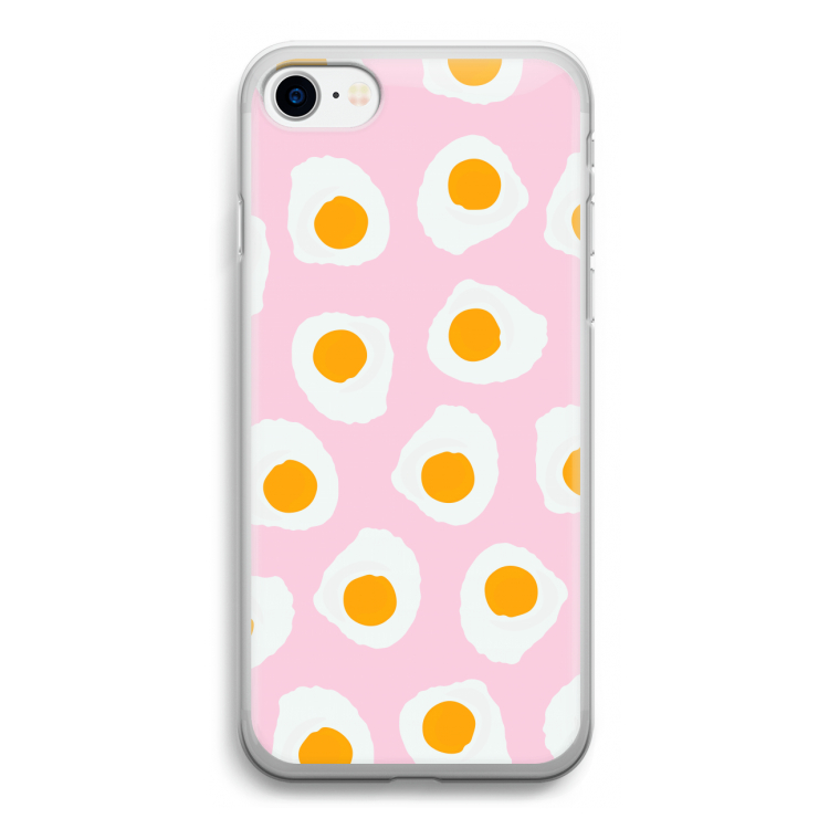 Dancing eggs: iPhone SE 2020 Transparant Hoesje