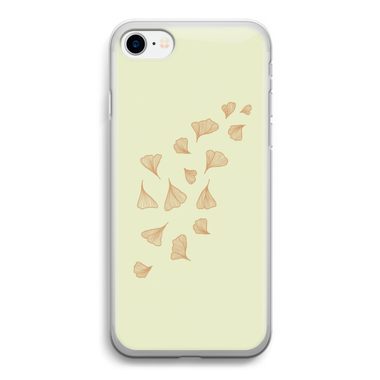 Falling Leaves: iPhone SE 2020 Transparant Hoesje