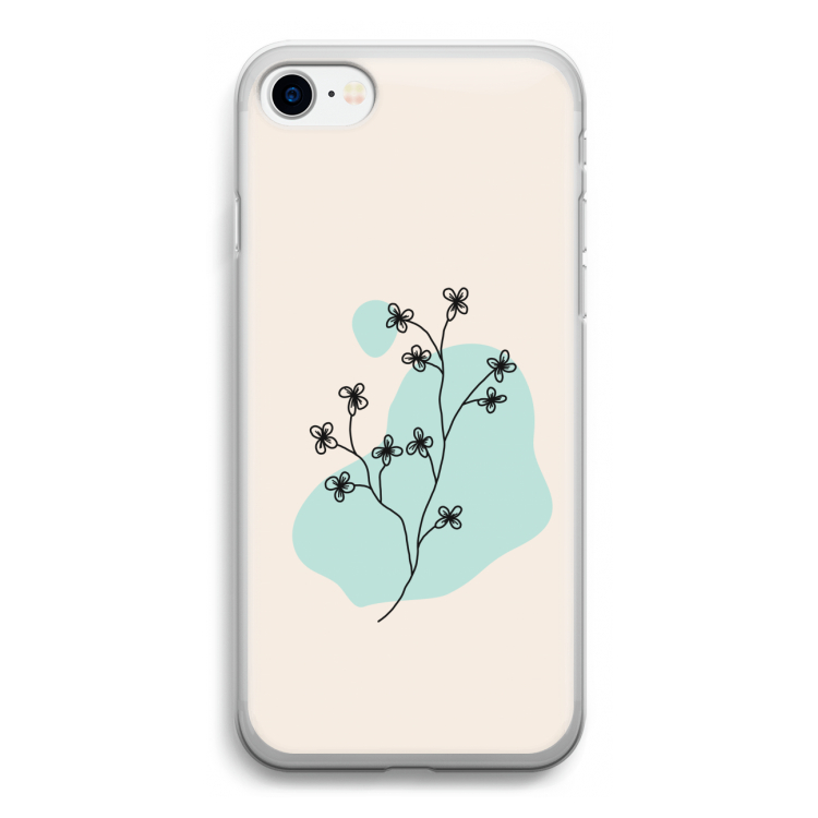 Love your petals: iPhone SE 2020 Transparant Hoesje