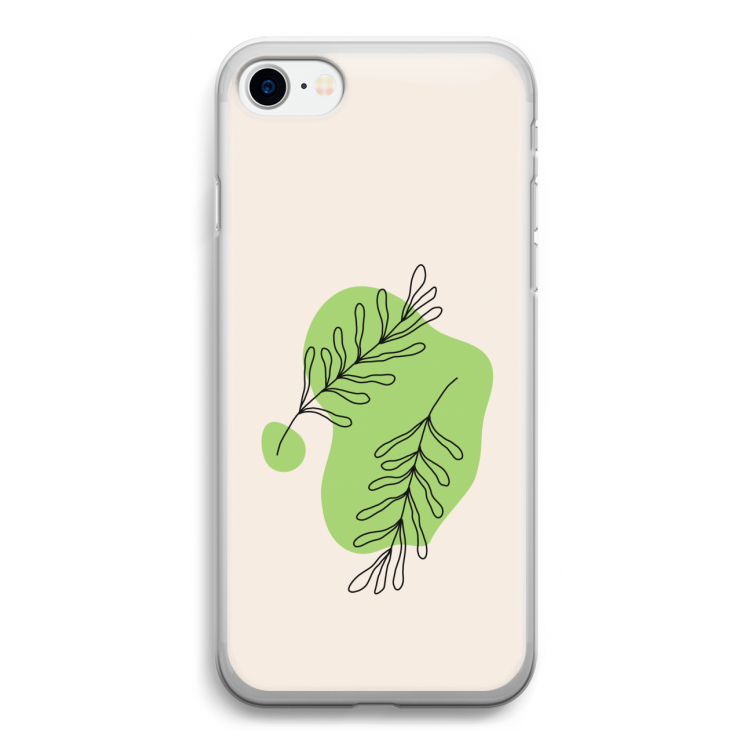 Beleaf in you: iPhone SE 2020 Transparant Hoesje