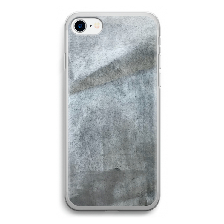 Grey Stone: iPhone SE 2020 Transparant Hoesje