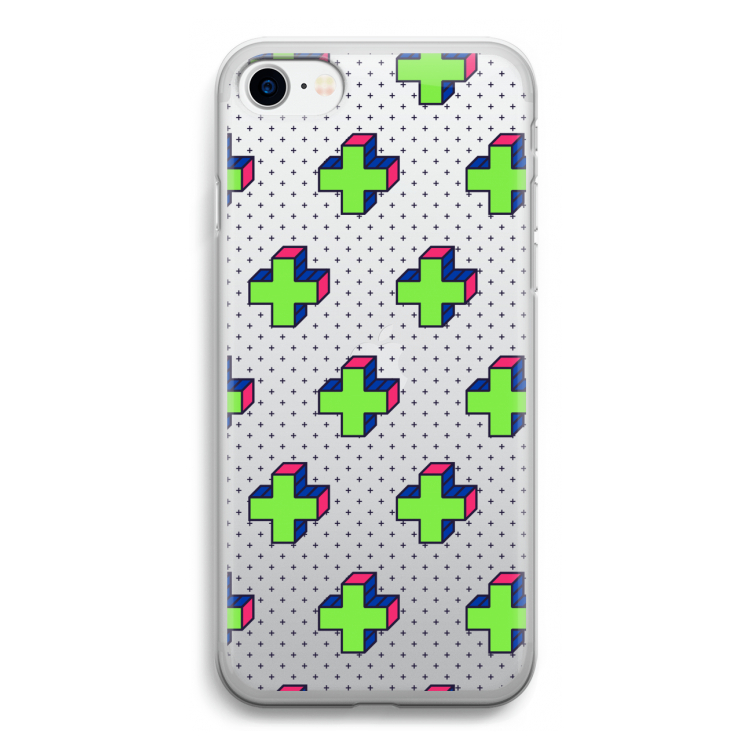 8-bit N°10: iPhone SE 2020 Transparant Hoesje