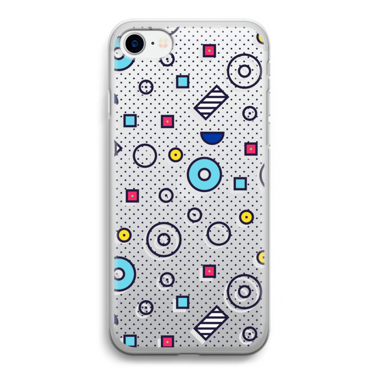 8-bit N°9: iPhone SE 2020 Transparant Hoesje