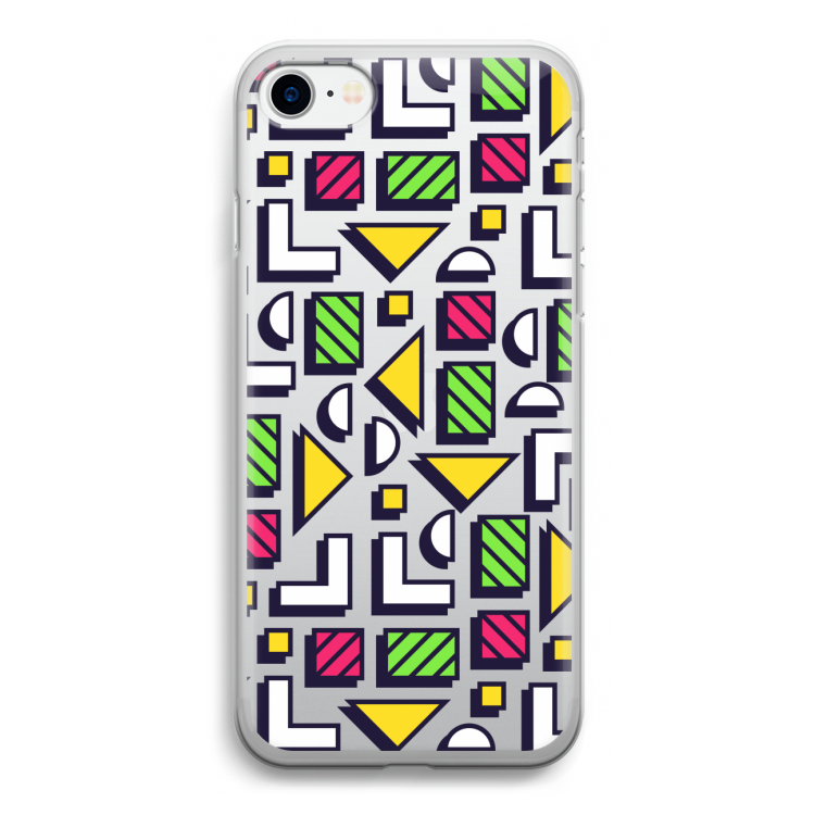 8-bit N°4: iPhone SE 2020 Transparant Hoesje