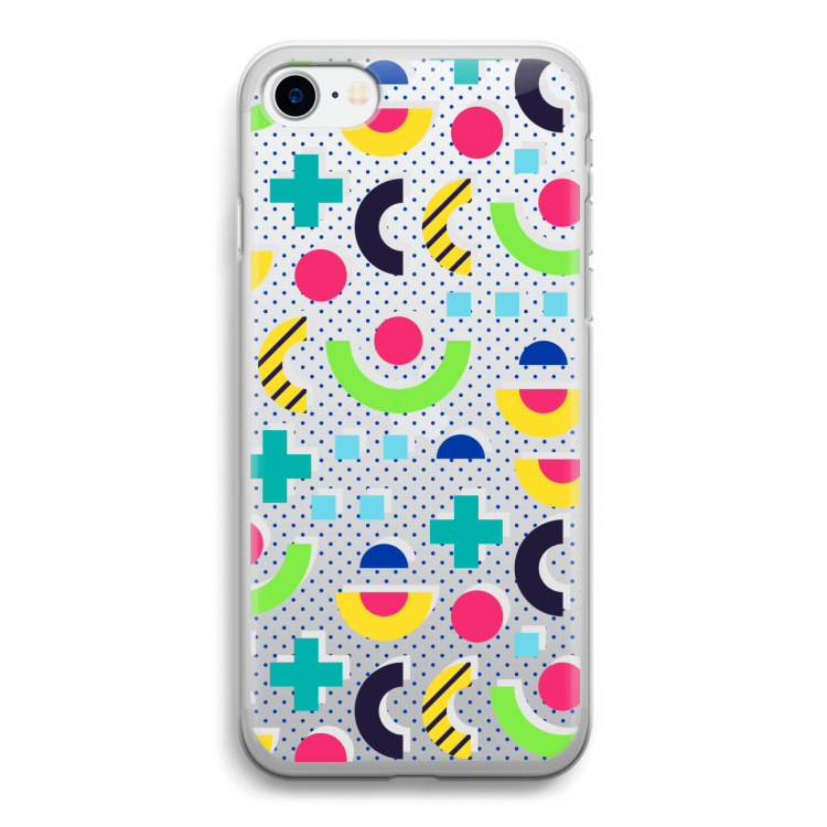 8-bit N°1: iPhone SE 2020 Transparant Hoesje