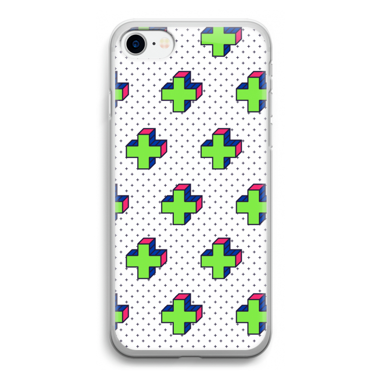 8-bit N°10: iPhone SE 2020 Transparant Hoesje