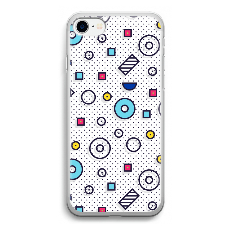 8-bit N°9: iPhone SE 2020 Transparant Hoesje