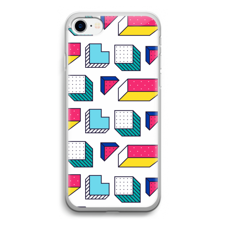 8-bit N°7: iPhone SE 2020 Transparant Hoesje