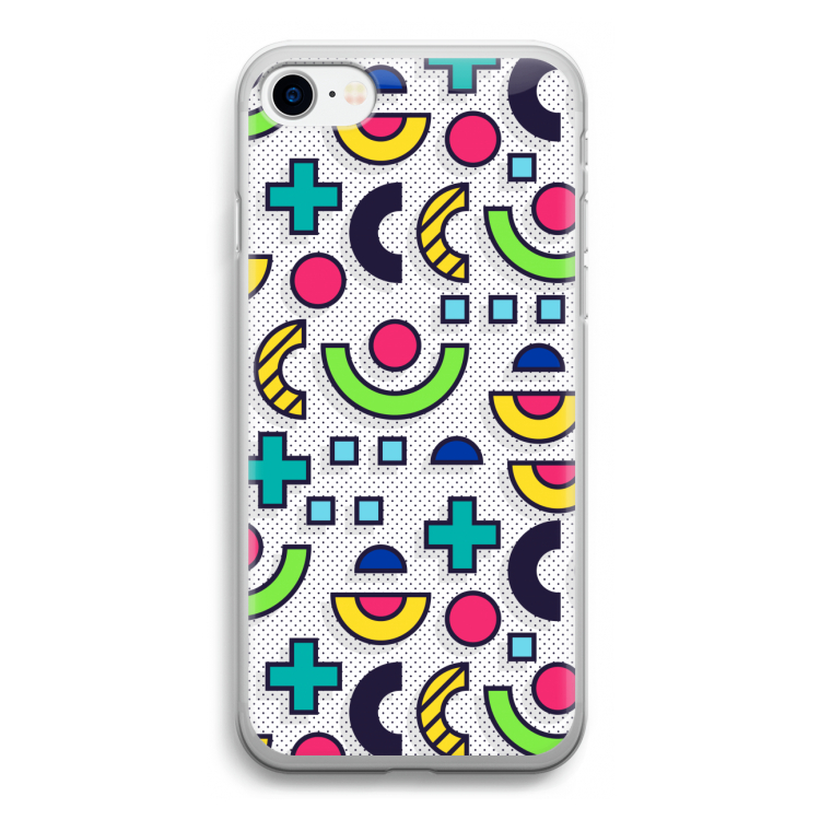 8-bit N°6: iPhone SE 2020 Transparant Hoesje