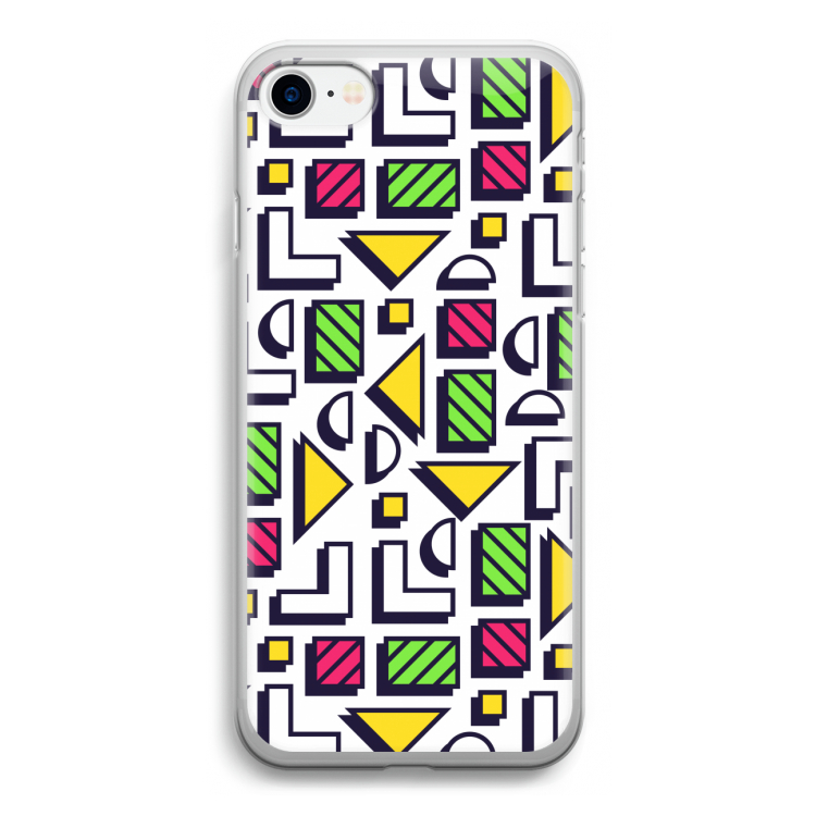 8-bit N°4: iPhone SE 2020 Transparant Hoesje