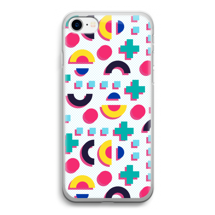 8-bit N°2: iPhone SE 2020 Transparant Hoesje