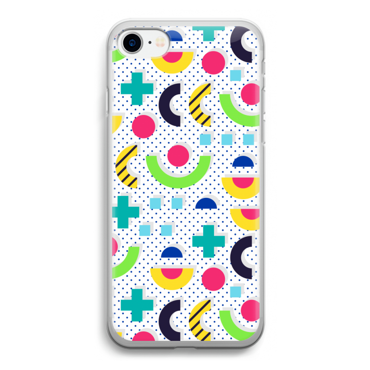 8-bit N°1: iPhone SE 2020 Transparant Hoesje