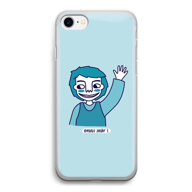 Zwaai: iPhone SE 2020 Transparant Hoesje