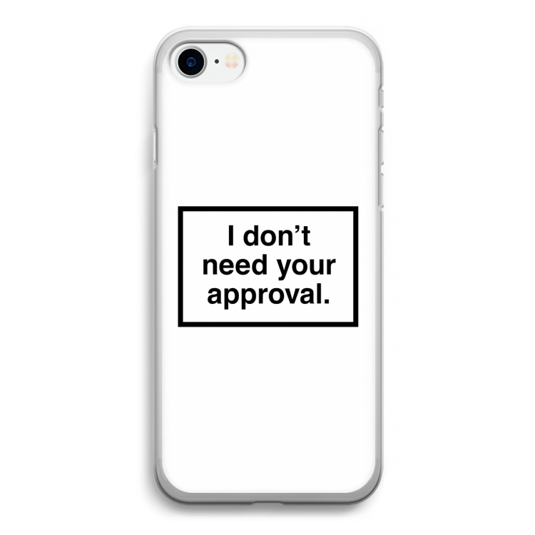 Don't need approval: iPhone SE 2020 Transparant Hoesje