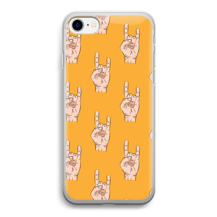 Rock: iPhone SE 2020 Transparant Hoesje