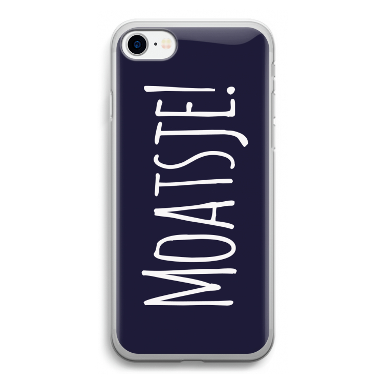 Moatsje!: iPhone SE 2020 Transparant Hoesje