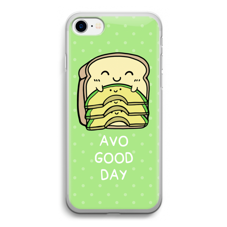 Avo Good Day: iPhone SE 2020 Transparant Hoesje