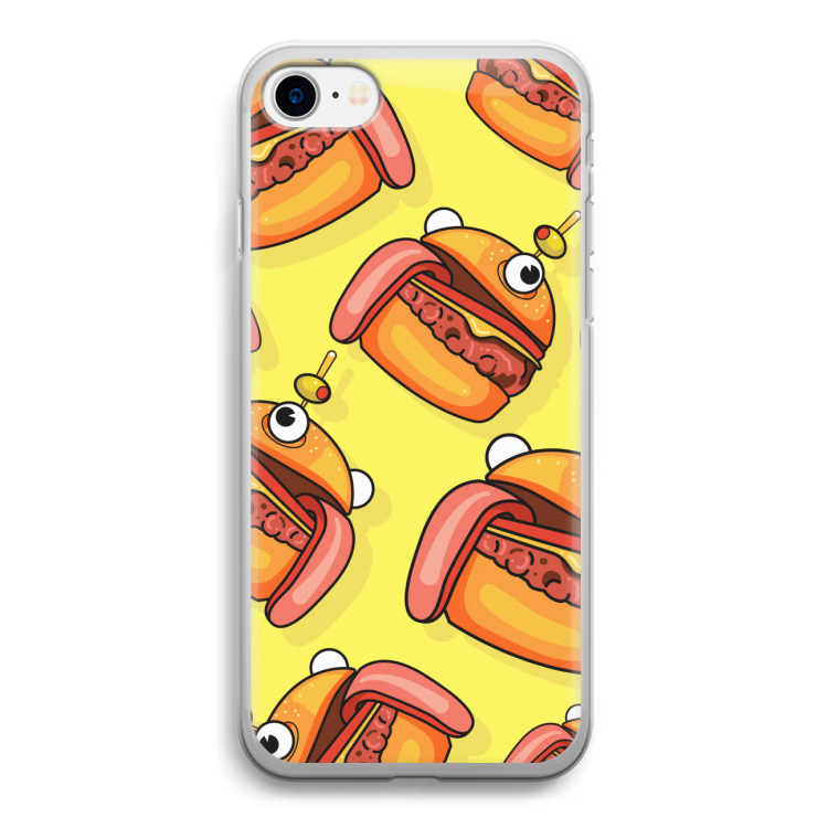 Hamburger: iPhone SE 2020 Transparant Hoesje