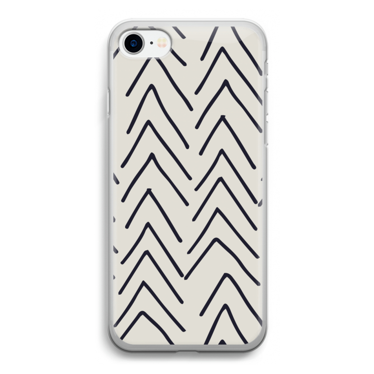 Marrakech Arrows: iPhone SE 2020 Transparant Hoesje