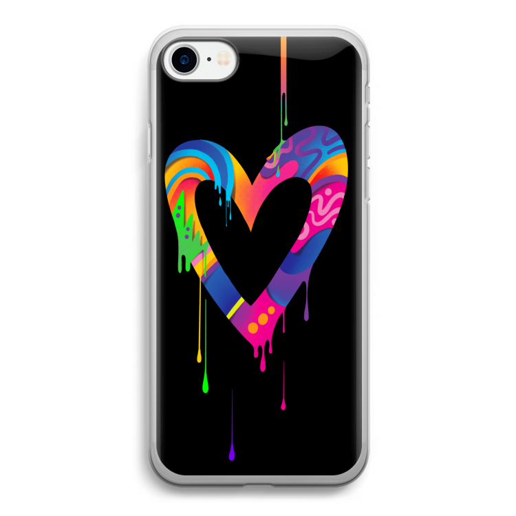 Melts My Heart: iPhone SE 2020 Transparant Hoesje