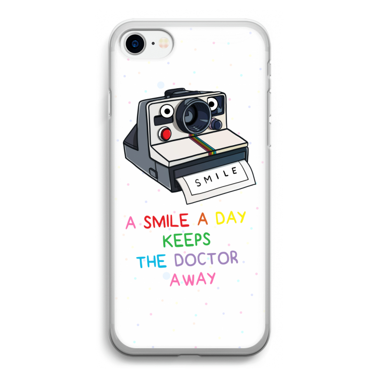Smile: iPhone SE 2020 Transparant Hoesje
