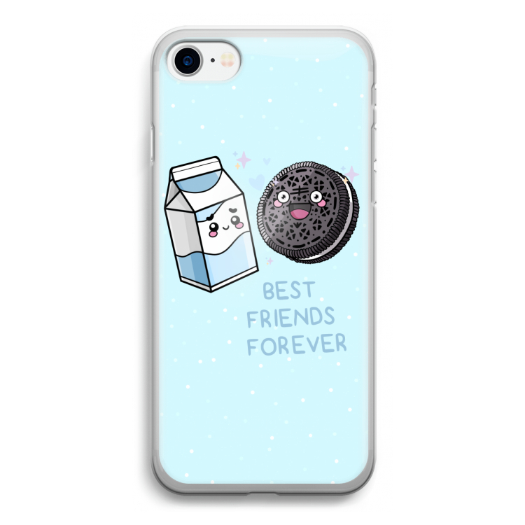 Best Friend Forever: iPhone SE 2020 Transparant Hoesje