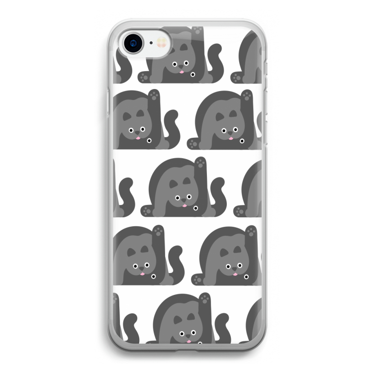 Cats: iPhone SE 2020 Transparant Hoesje