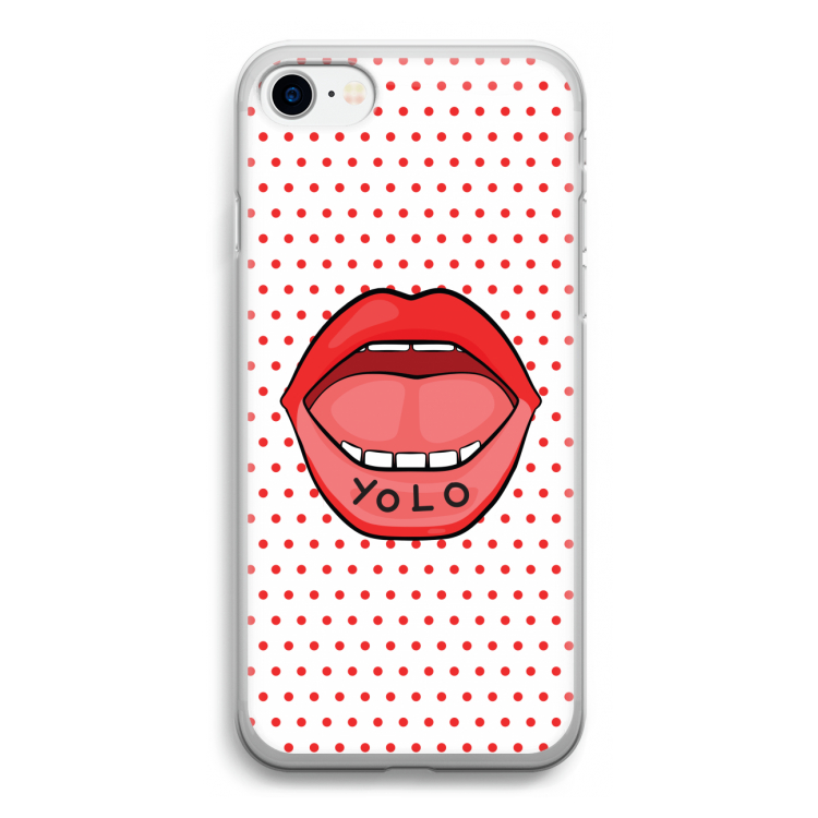 Yolo Denise: iPhone SE 2020 Transparant Hoesje