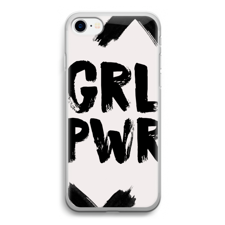 Girl Power #2: iPhone SE 2020 Transparant Hoesje