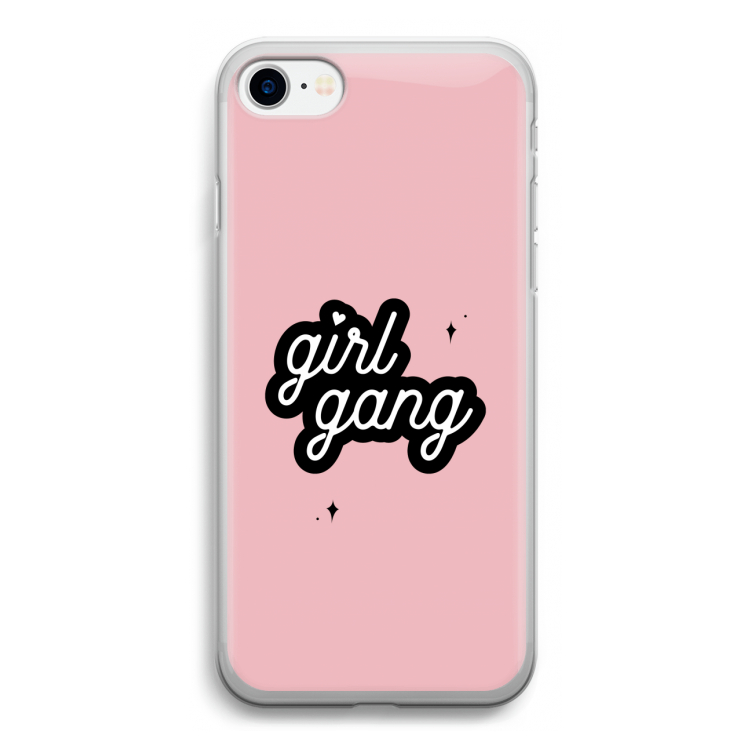 Girl Gang: iPhone SE 2020 Transparant Hoesje