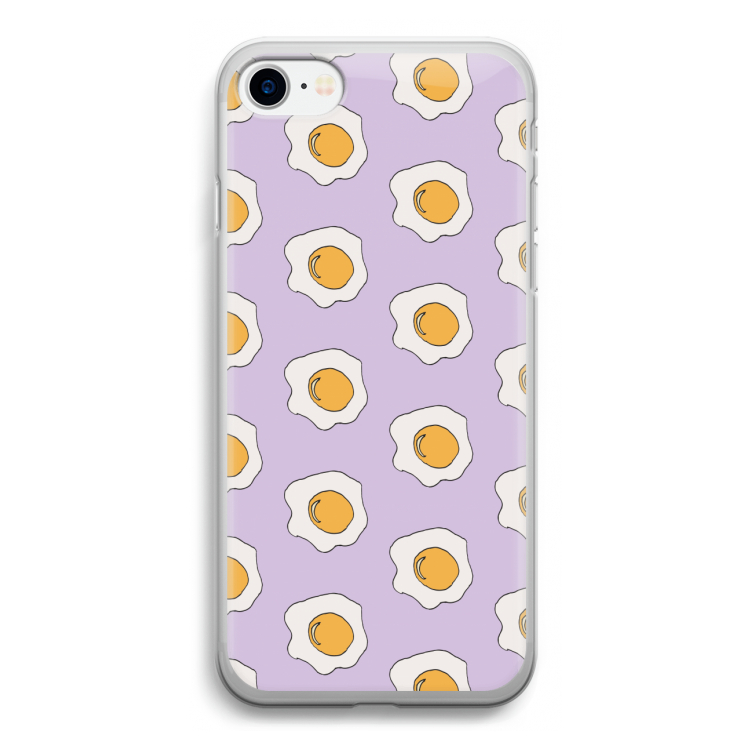 Bacon to my eggs #1: iPhone SE 2020 Transparant Hoesje
