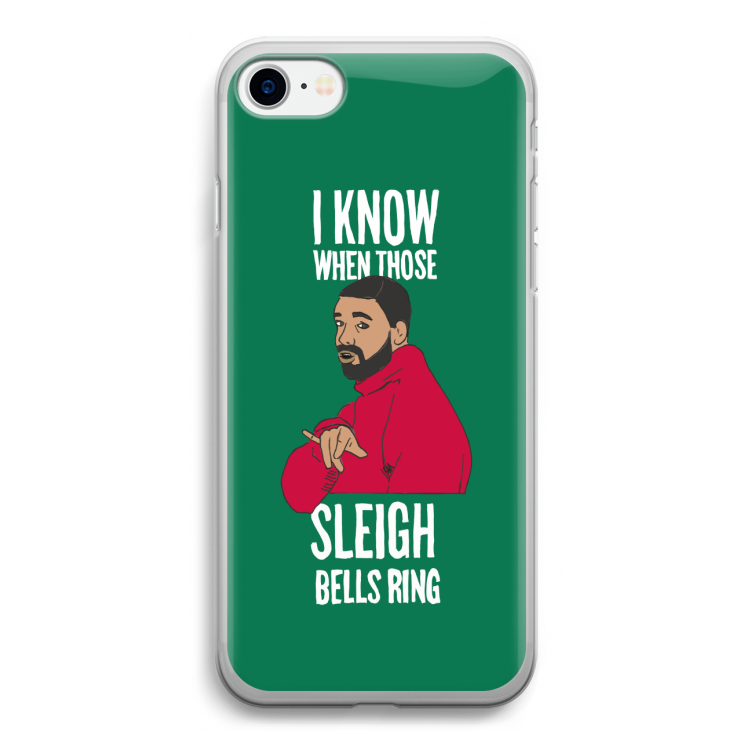 Sleigh Bells Ring: iPhone SE 2020 Transparant Hoesje