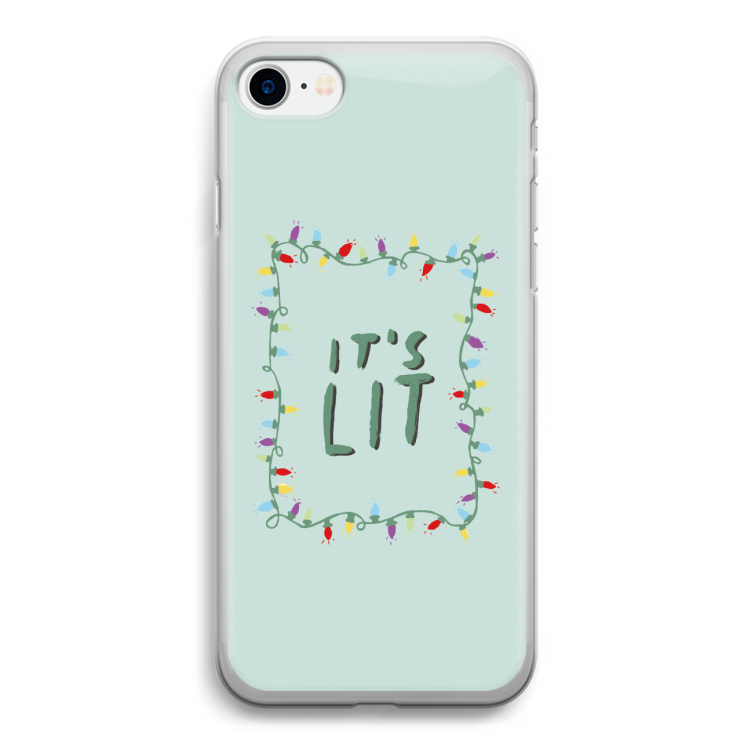 It's Lit: iPhone SE 2020 Transparant Hoesje