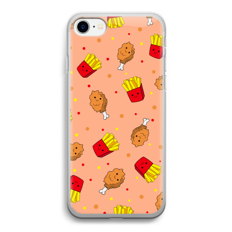 Chicken 'n Fries: iPhone SE 2020 Transparant Hoesje
