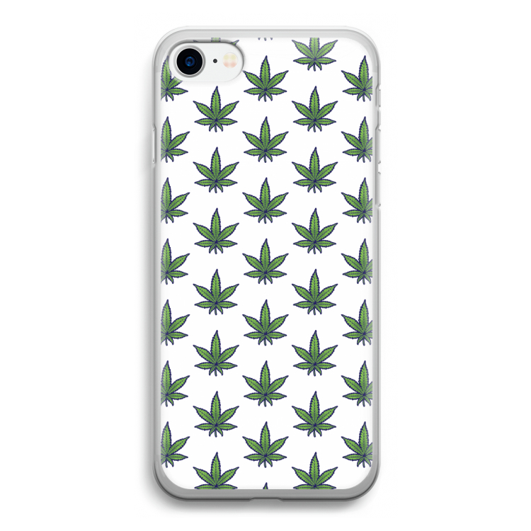 Weed: iPhone SE 2020 Transparant Hoesje