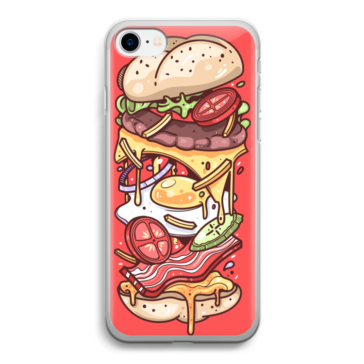 Diet Coke Please: iPhone SE 2020 Transparant Hoesje