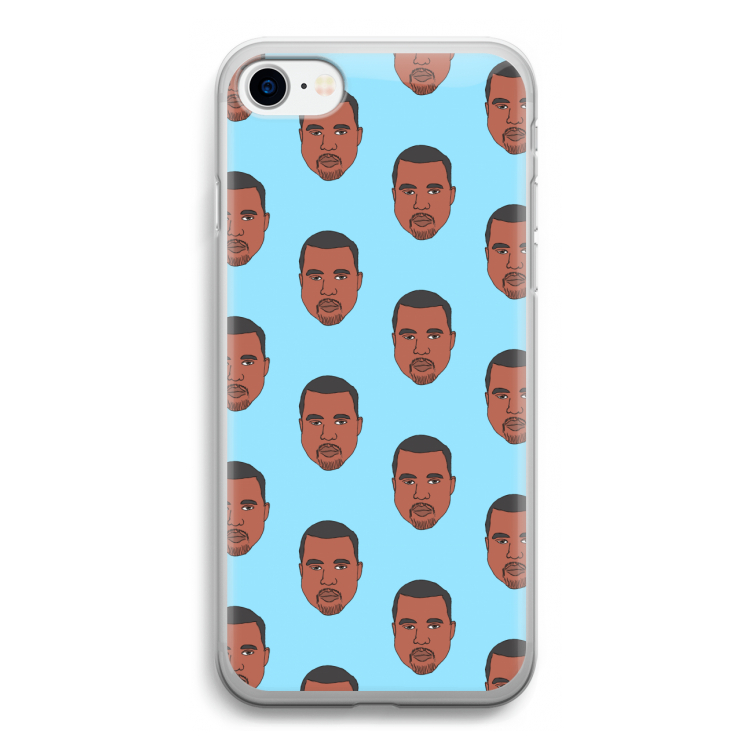 Kanye Call Me?: iPhone SE 2020 Transparant Hoesje