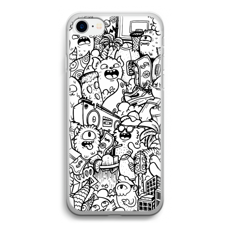 Vexx City #2: iPhone SE 2020 Transparant Hoesje