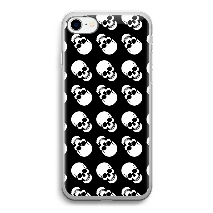 Musketon Skulls: iPhone SE 2020 Transparant Hoesje