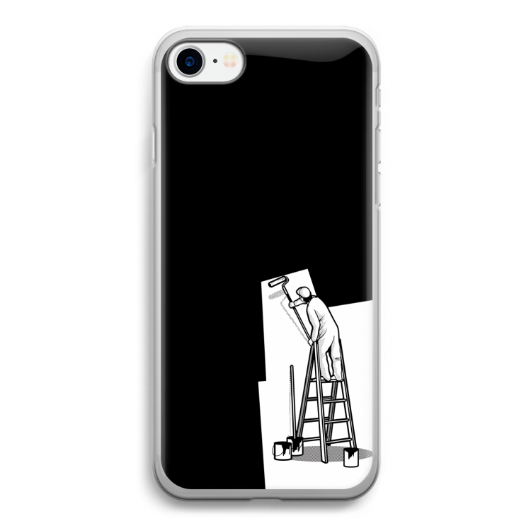 Musketon Painter: iPhone SE 2020 Transparant Hoesje