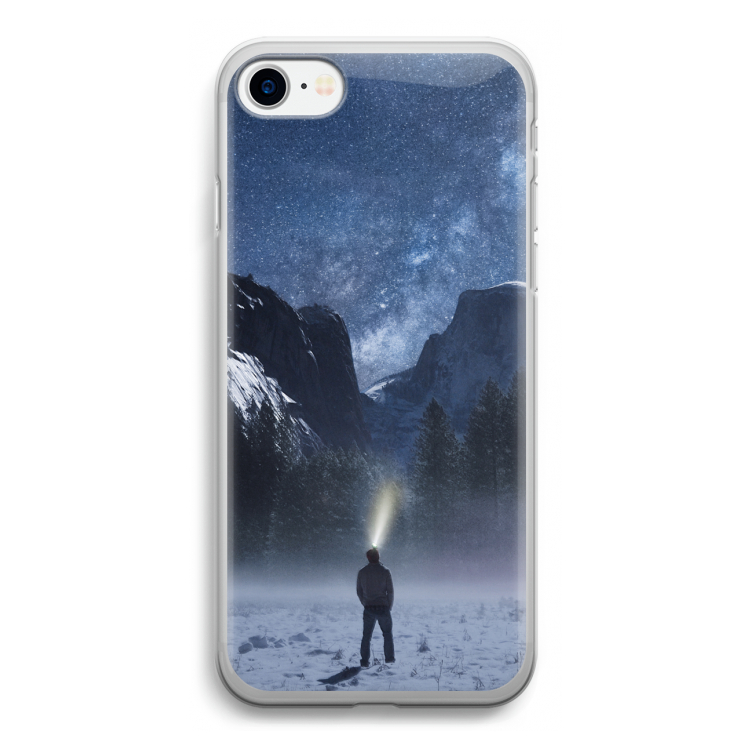 Wanderlust: iPhone SE 2020 Transparant Hoesje