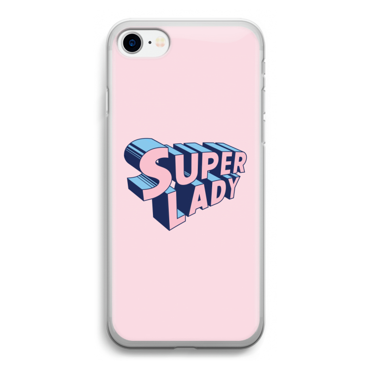 Superlady: iPhone SE 2020 Transparant Hoesje