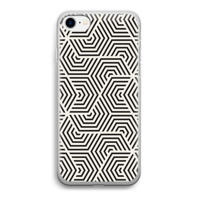 Magic pattern: iPhone SE 2020 Transparant Hoesje