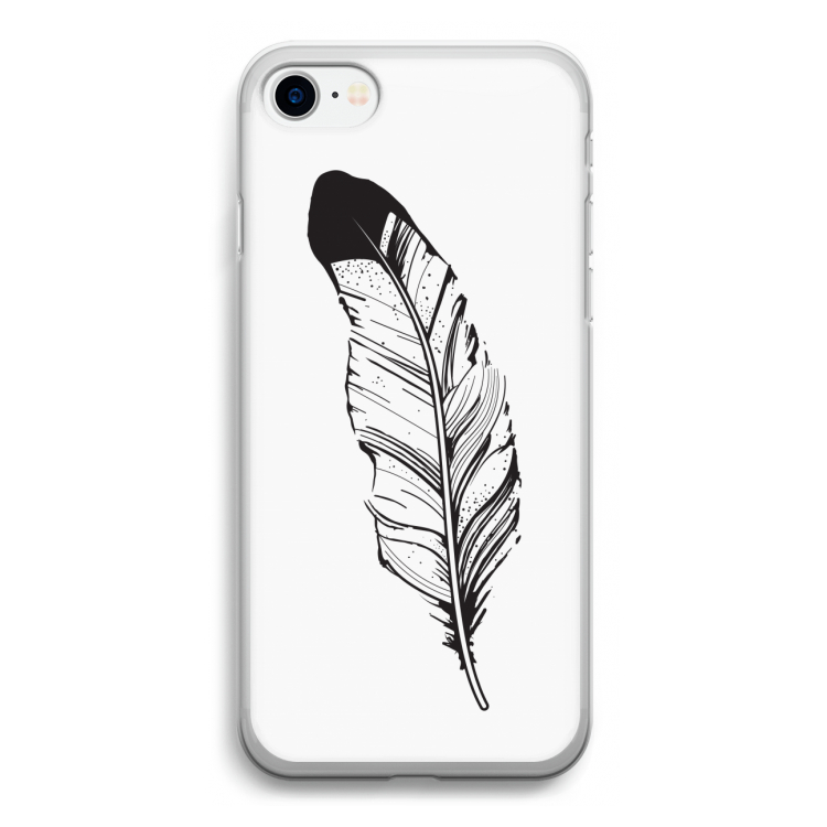 Pluim: iPhone SE 2020 Transparant Hoesje